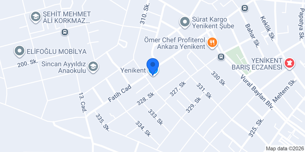 Yenikent konumu