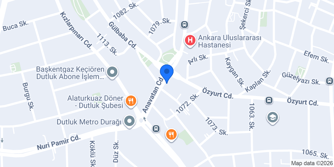 PAN ÇİĞ KÖFTE (DUTLUK ŞUBE) konumu
