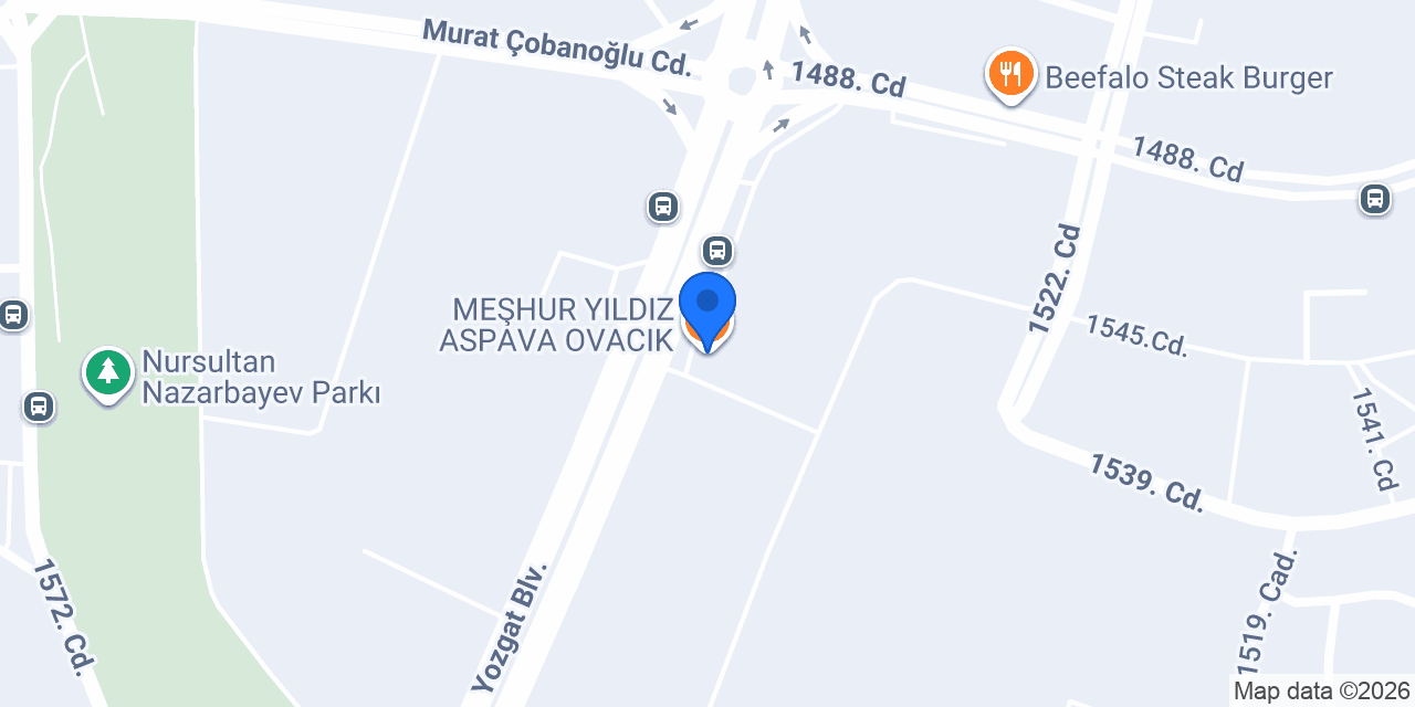 MEŞHUR YILDIZ ASPAVA OVACIK konumu