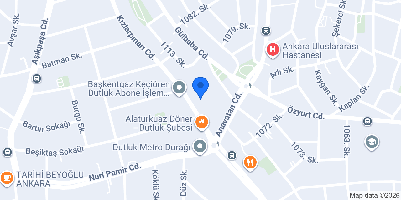 Keçiören Halk Eğitimi Merkezi konumu