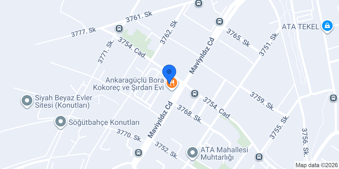 Ata Kariyer Etüt konumu