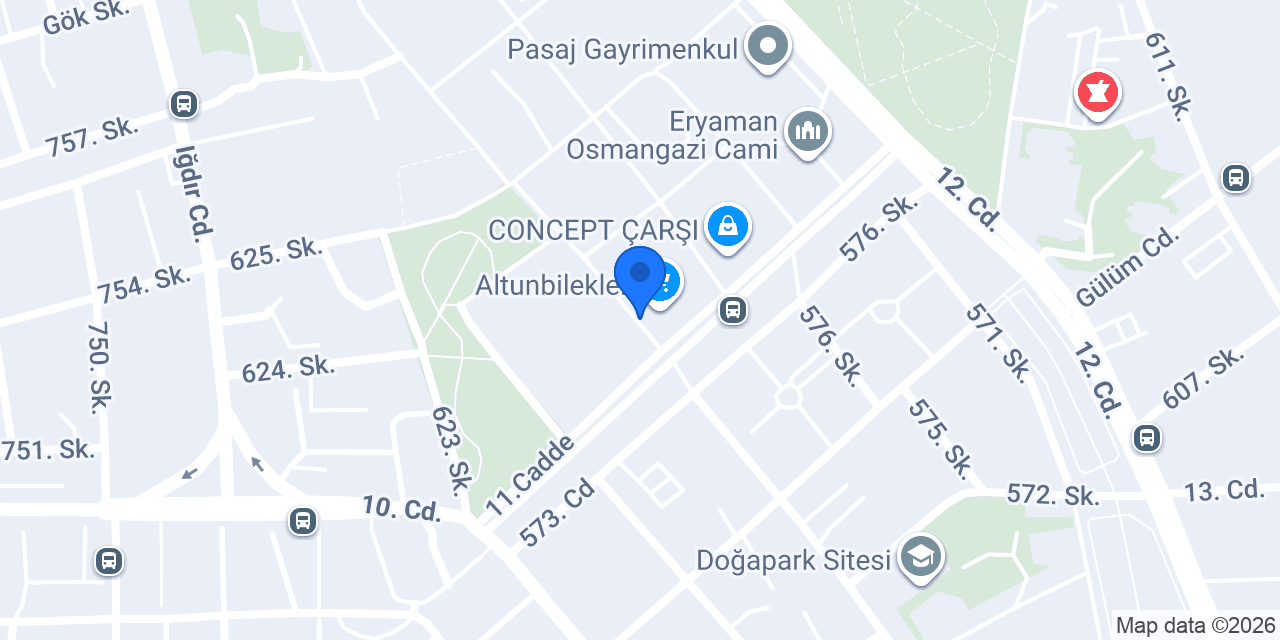 Ayzek Pet Shop konumu