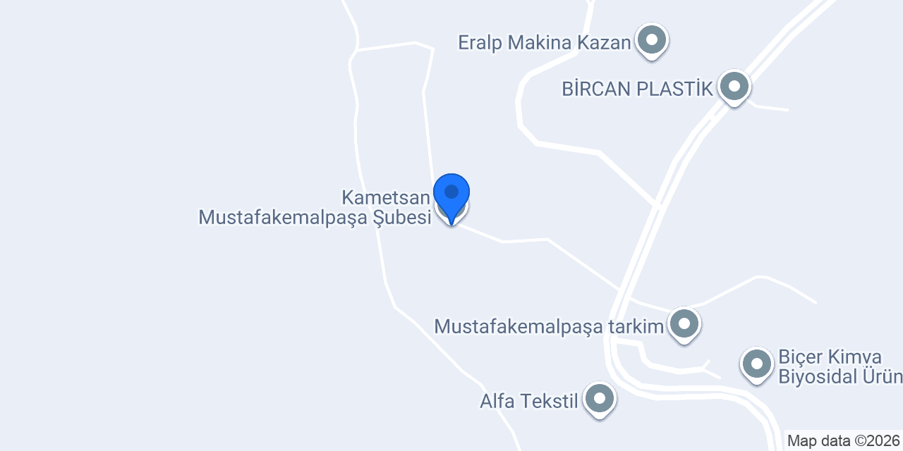 Kametsan Mustafakemalpaşa Şubesi konumu