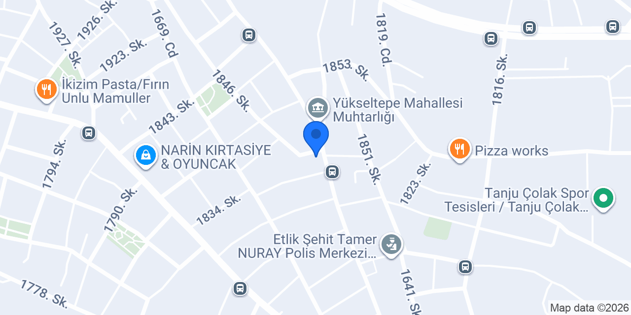Metropol Dekorasyon konumu