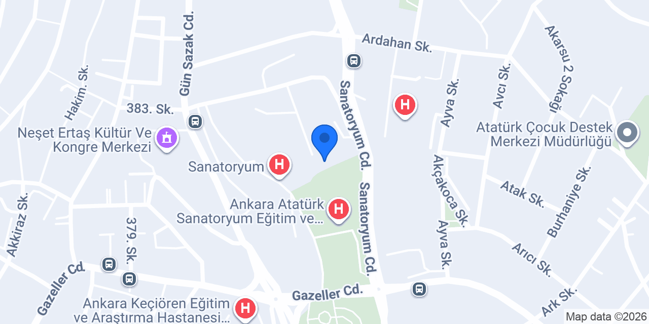 Sanatoryum Anaokulu konumu