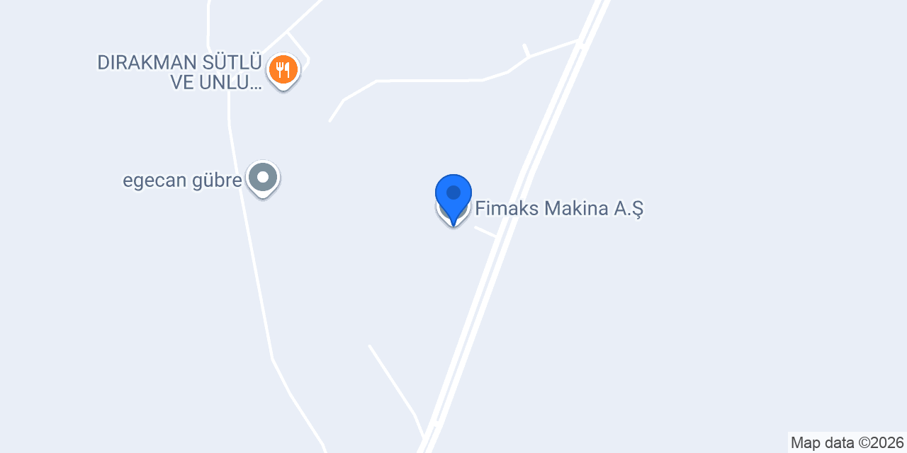 Fimaks Makina A.Ş. konumu