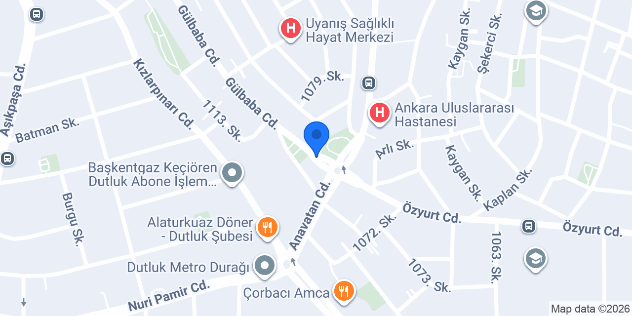 Keçiören Taksi konumu