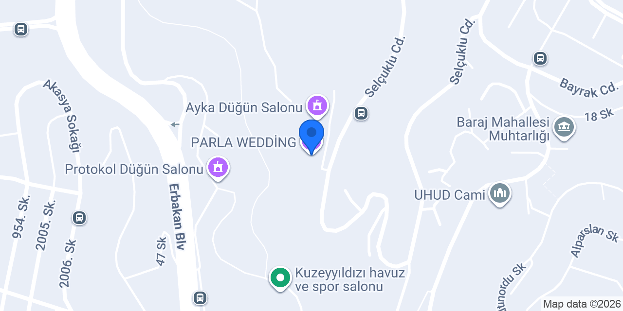 PARLA WEDDİNG konumu