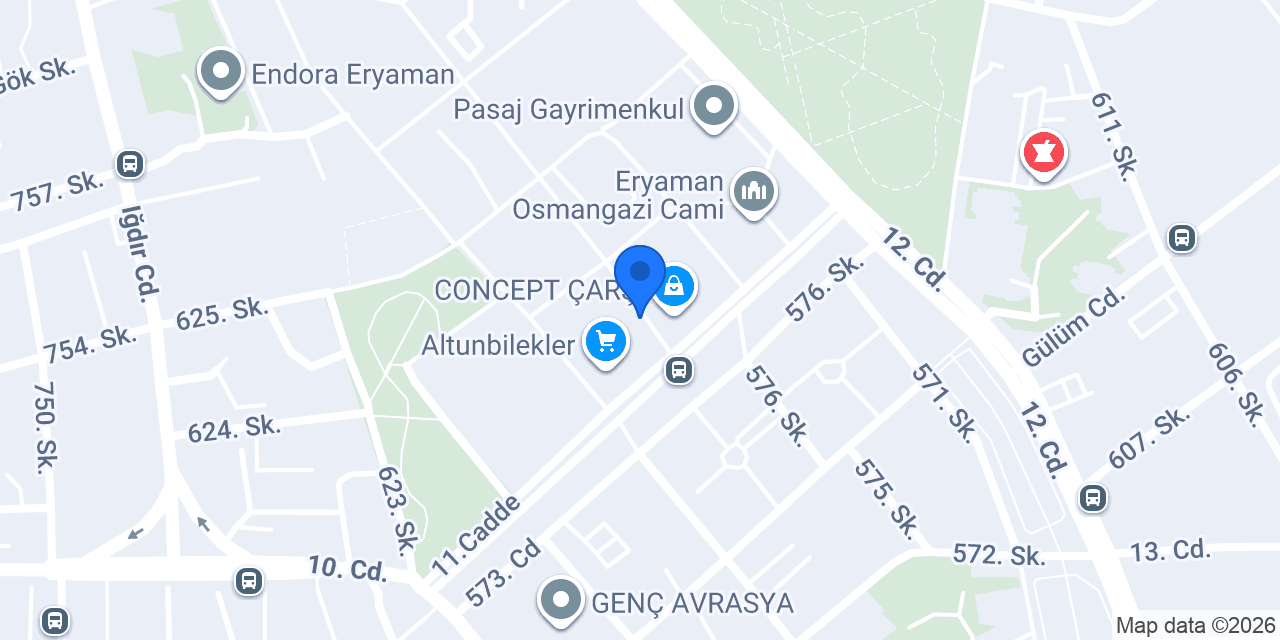 Concept Eryaman Eczanesi konumu