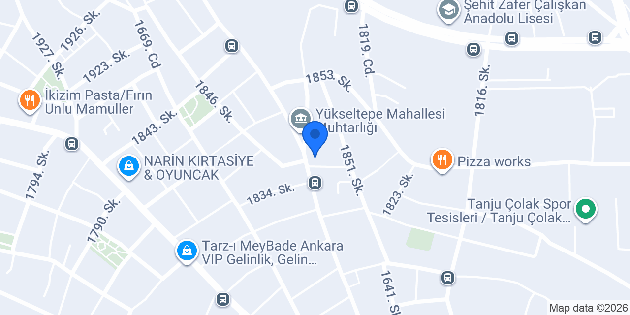 Ateş Perde konumu