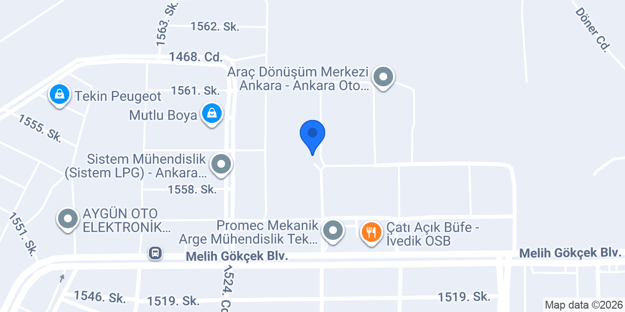 Baran Boya Polyester konumu