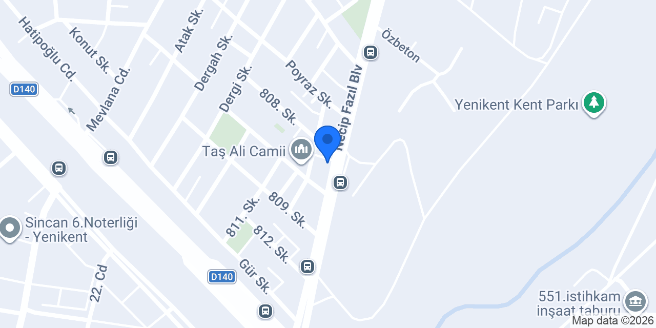 Orhan Yapı Market konumu