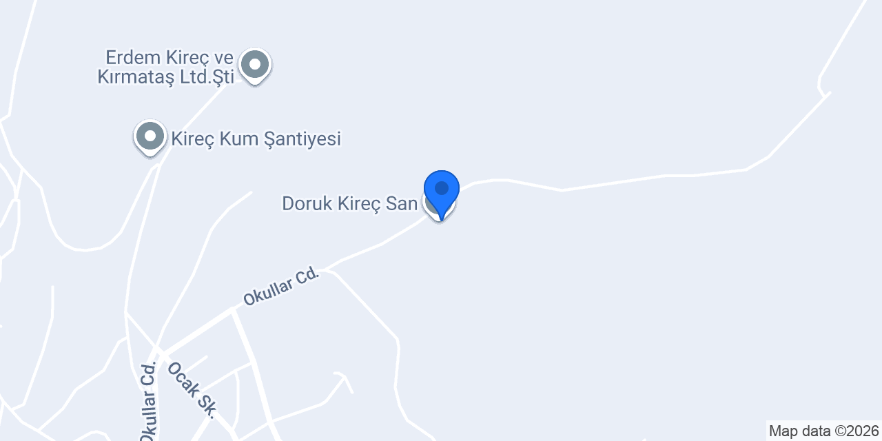 Doruk Kireç San. konumu