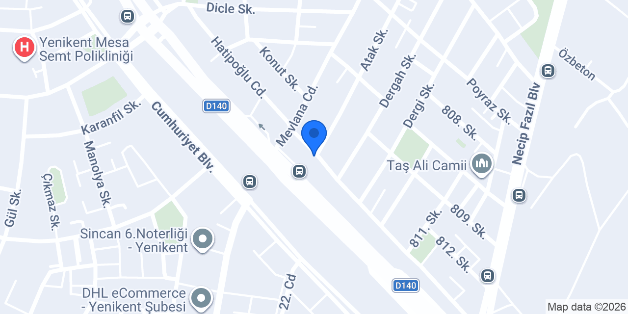 İnci Su konumu