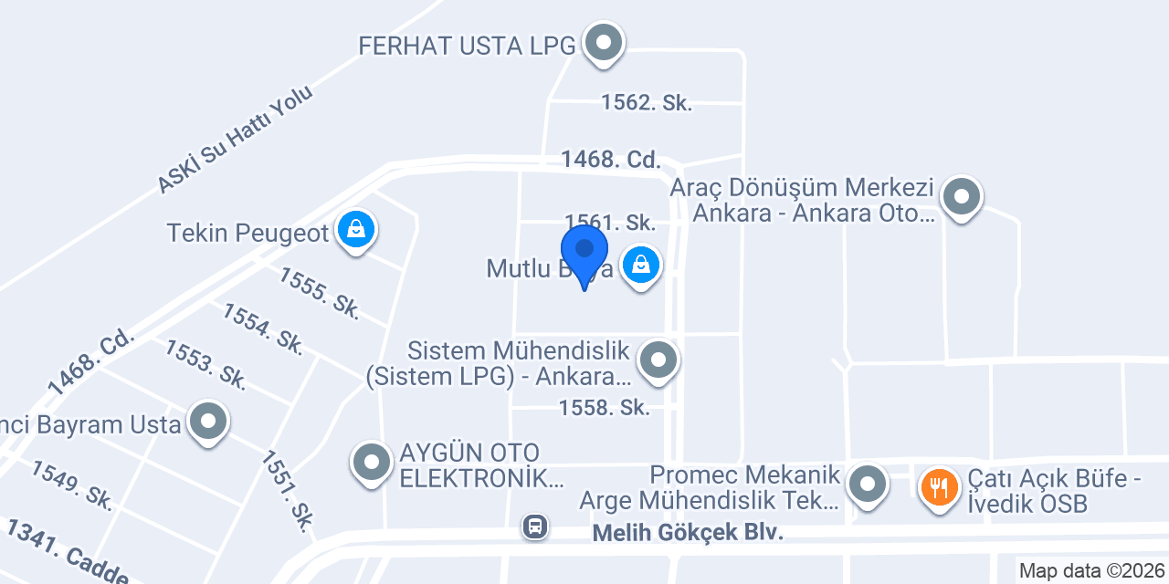 Özşahin Oto Kaporta ve Fırınlı Oto Boya Atölyesi konumu