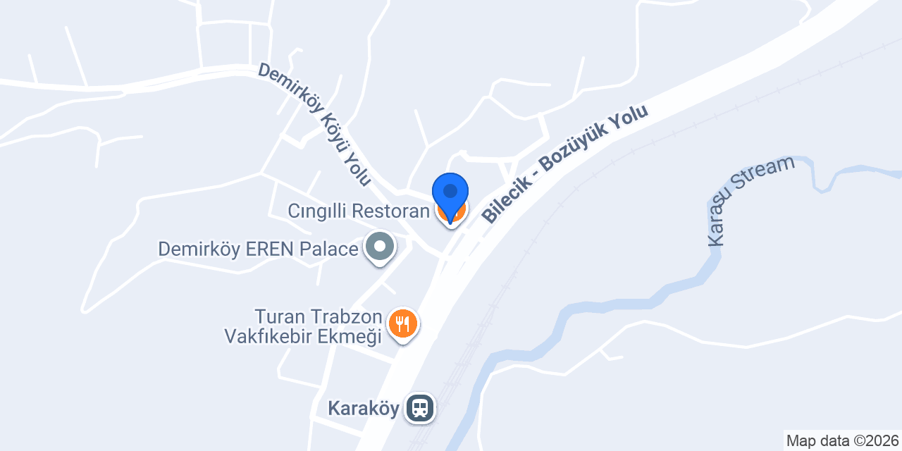 Cıngılli Burger konumu