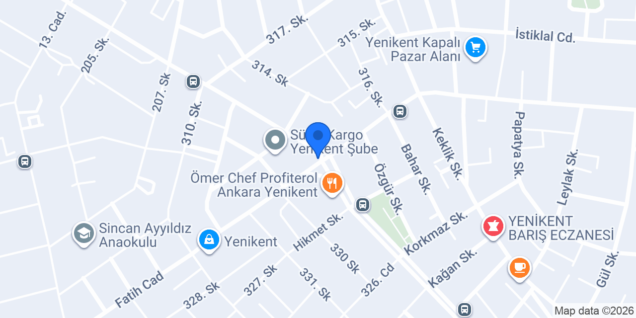 Via Coffee Pastaneleri konumu