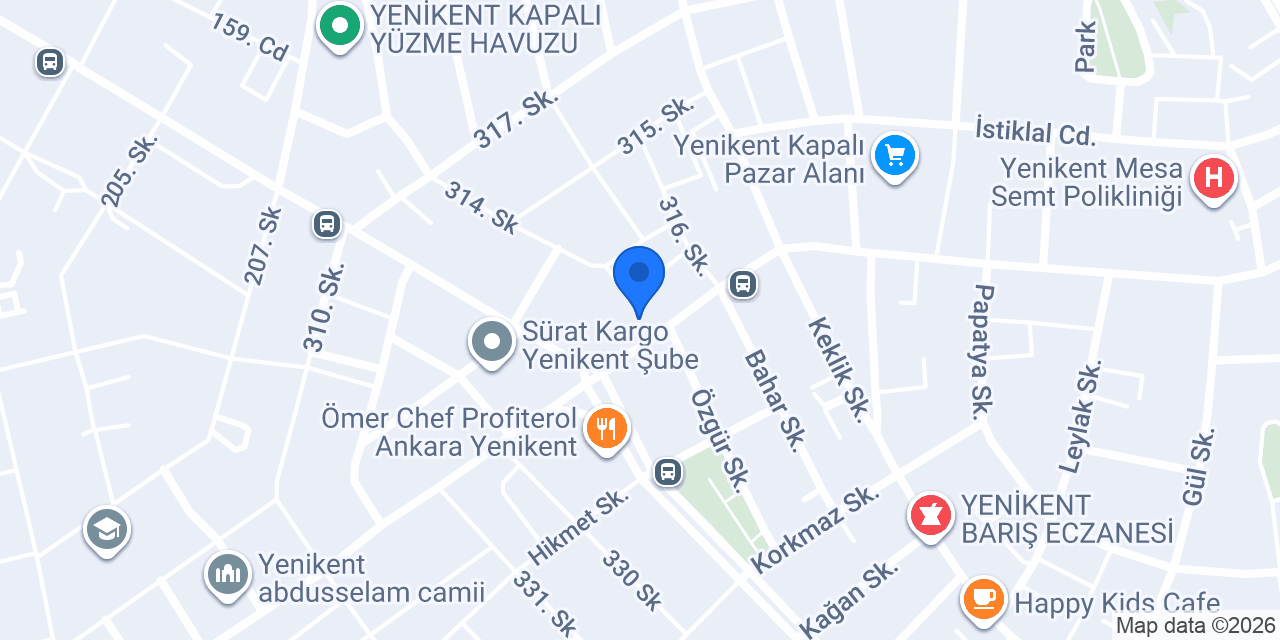 L’eclair Yenikent konumu