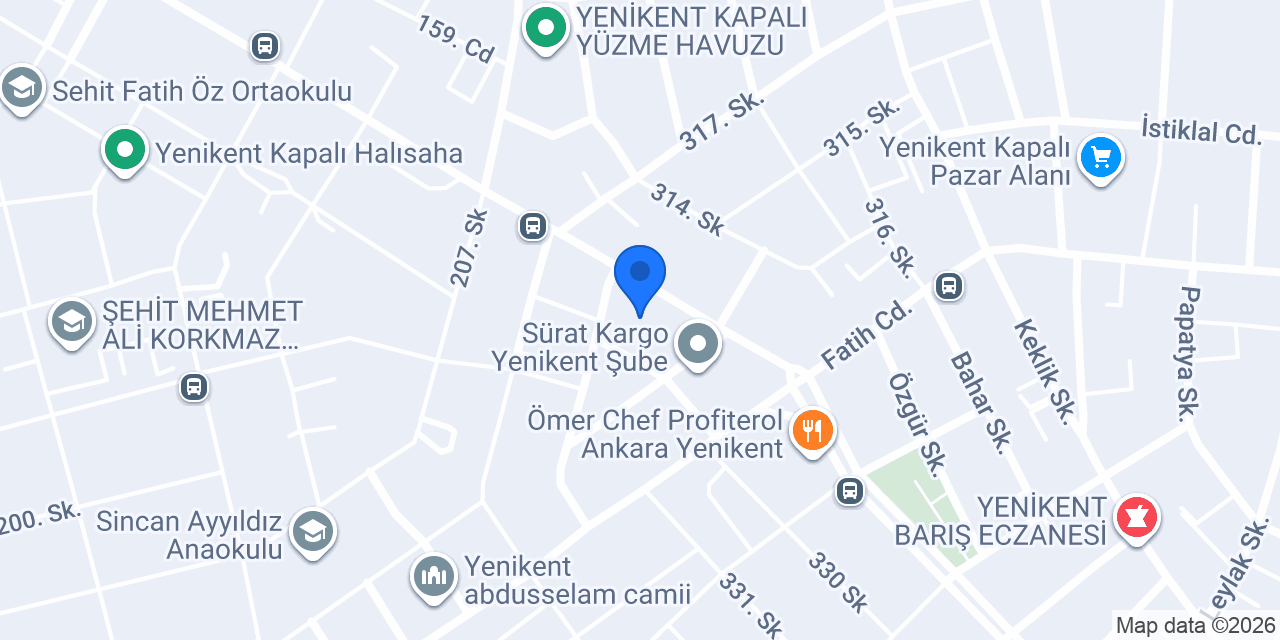 Ömker Elektrik ve dekorasyon konumu
