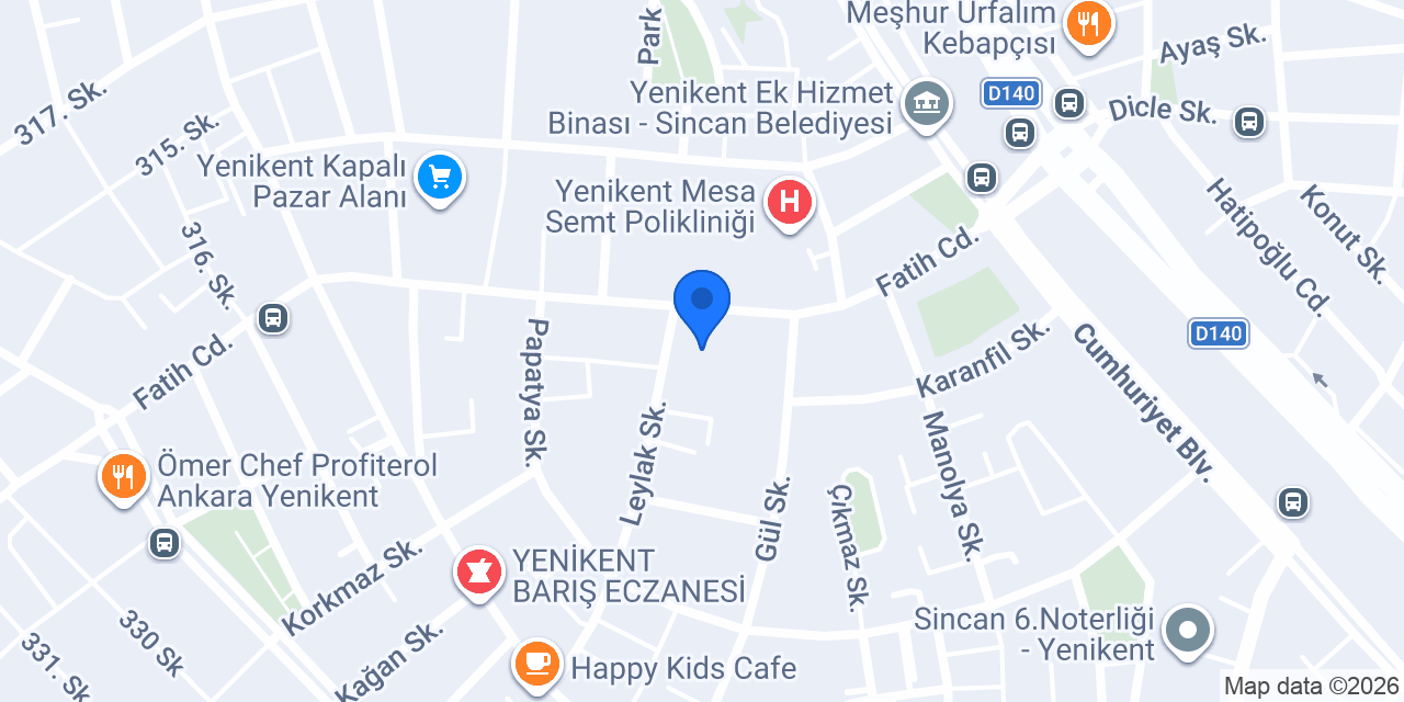 Ankara pos rulo merkezi konumu