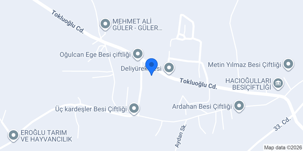 Başbozkurt Besi Çiftliği konumu