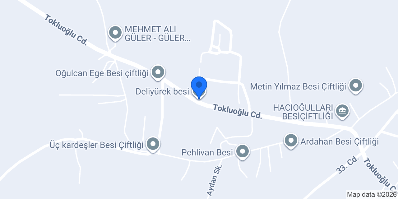 Deliyürek besi konumu