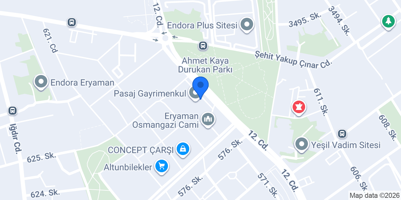 Mutlu Günler Fırını - Pasaj Eryaman konumu