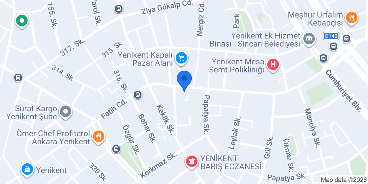 Simit Teknesi- Yenikent konumu