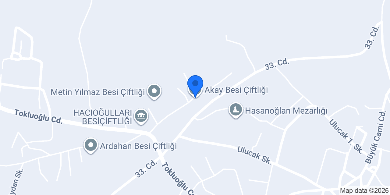 Akay Besi Çiftliği konumu