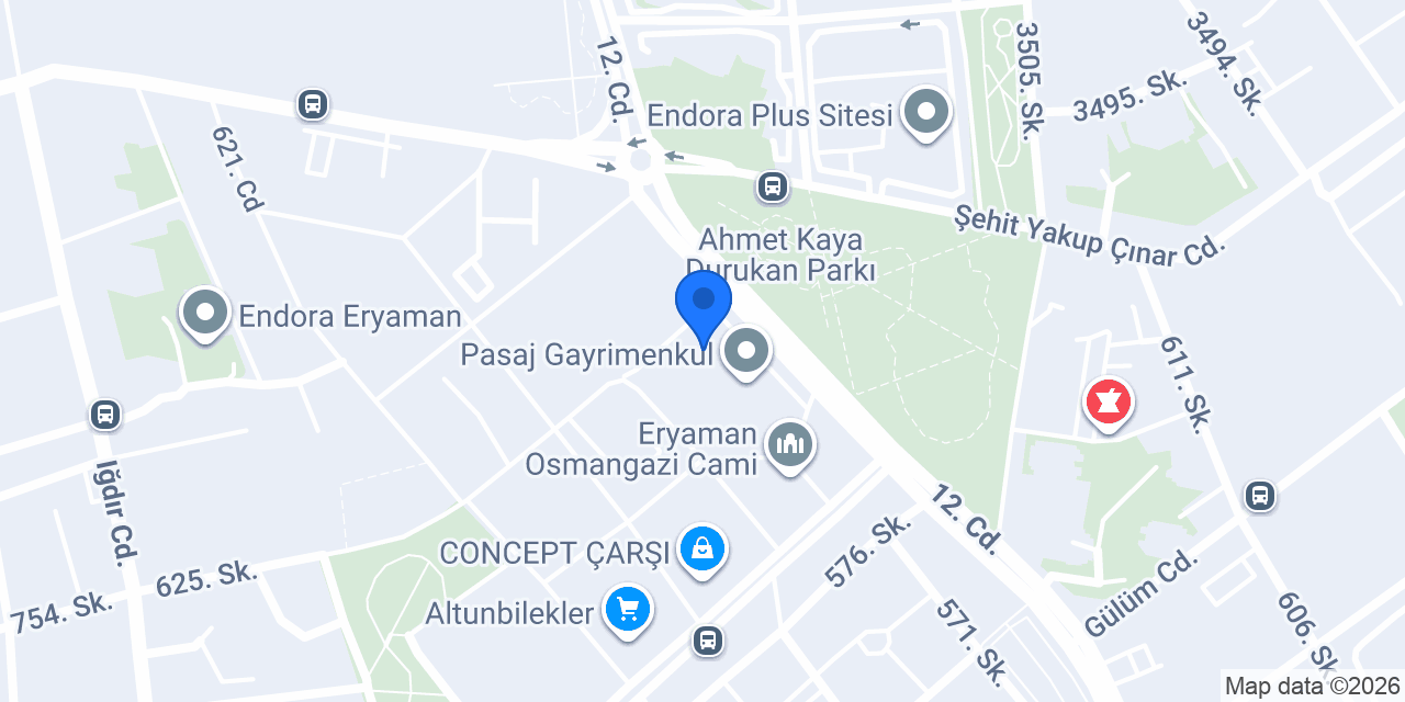 ERYAMAN KURU TEMİZLEME konumu