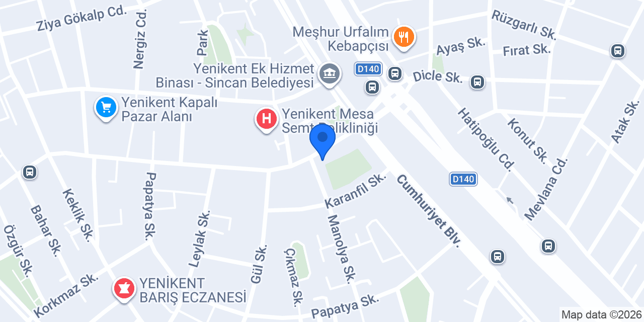 Kent Eczanesi konumu