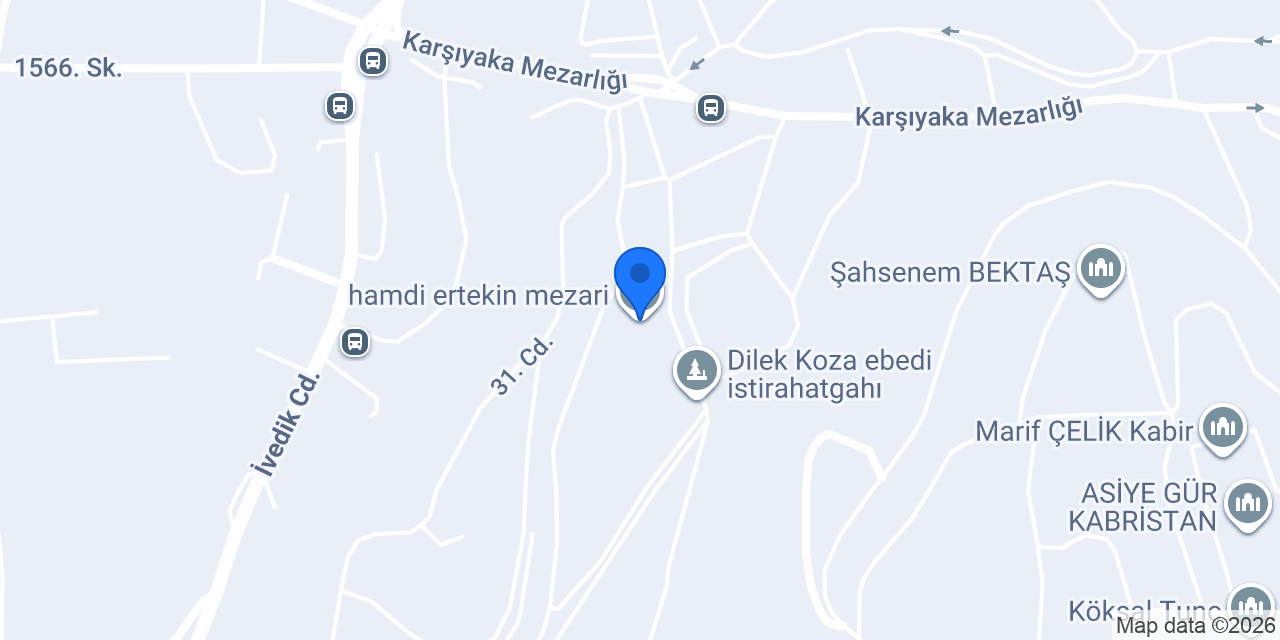 hamdi ertekin mezari konumu