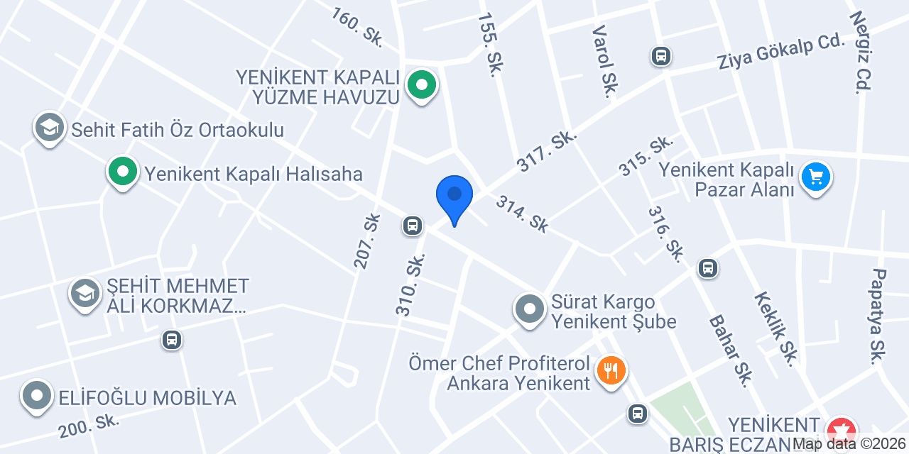 Sanare Veteriner Kliniği konumu