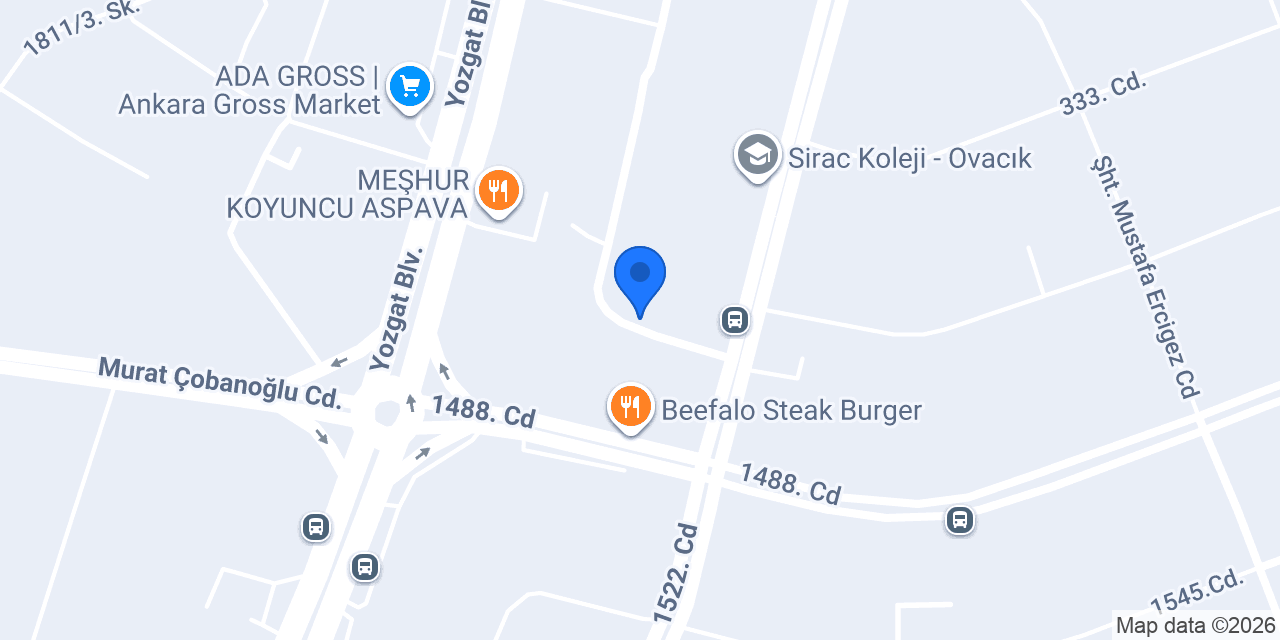 Taş Ateşi Pide Lahmacun konumu