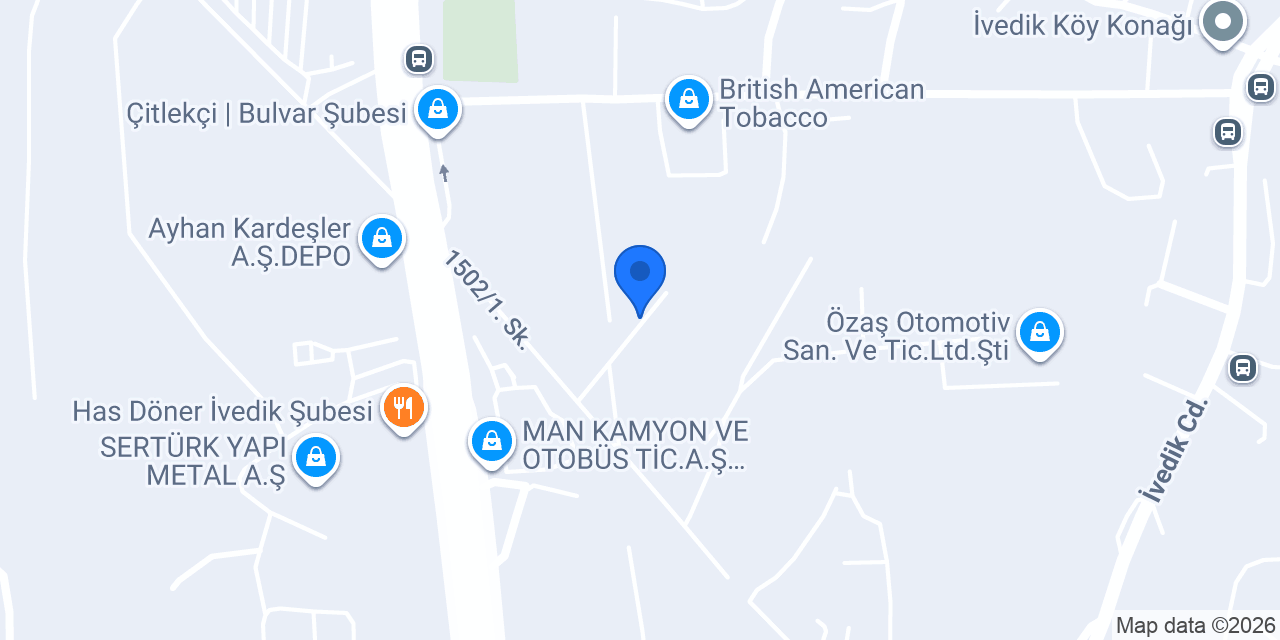 ECM İŞ MAKİNALARI konumu