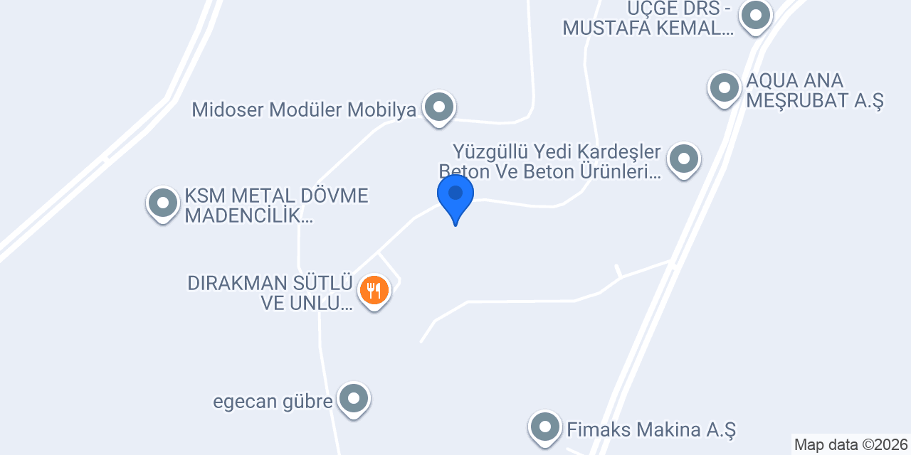 Dm Kimya konumu