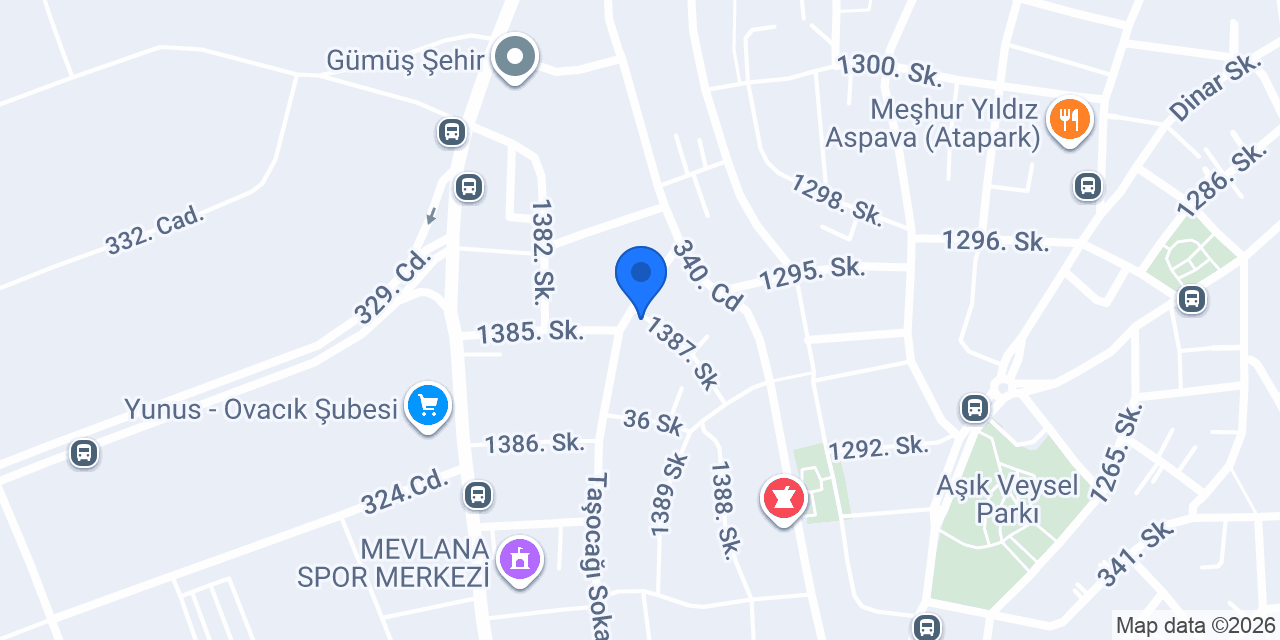 Çayirözü Unlu Mamülleri Ltd şti konumu