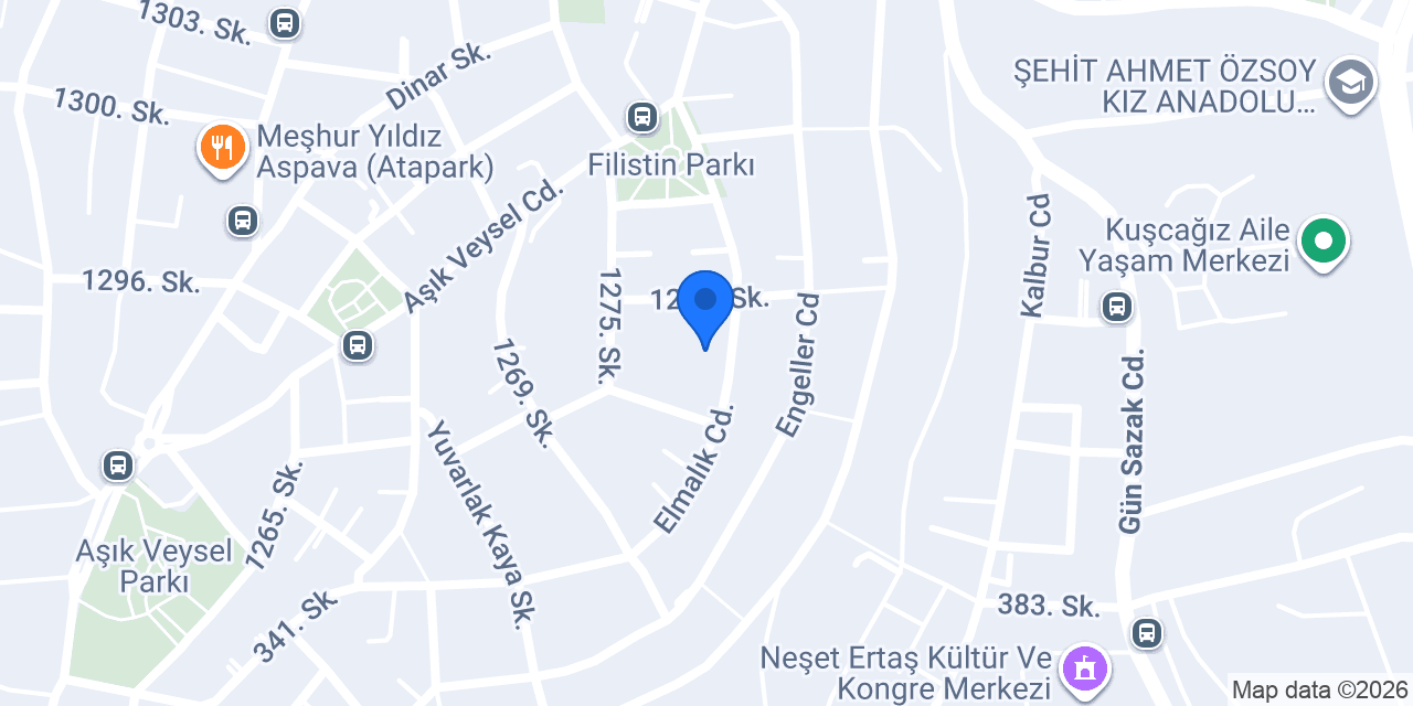 Aşık Veysel Ortaokulu konumu