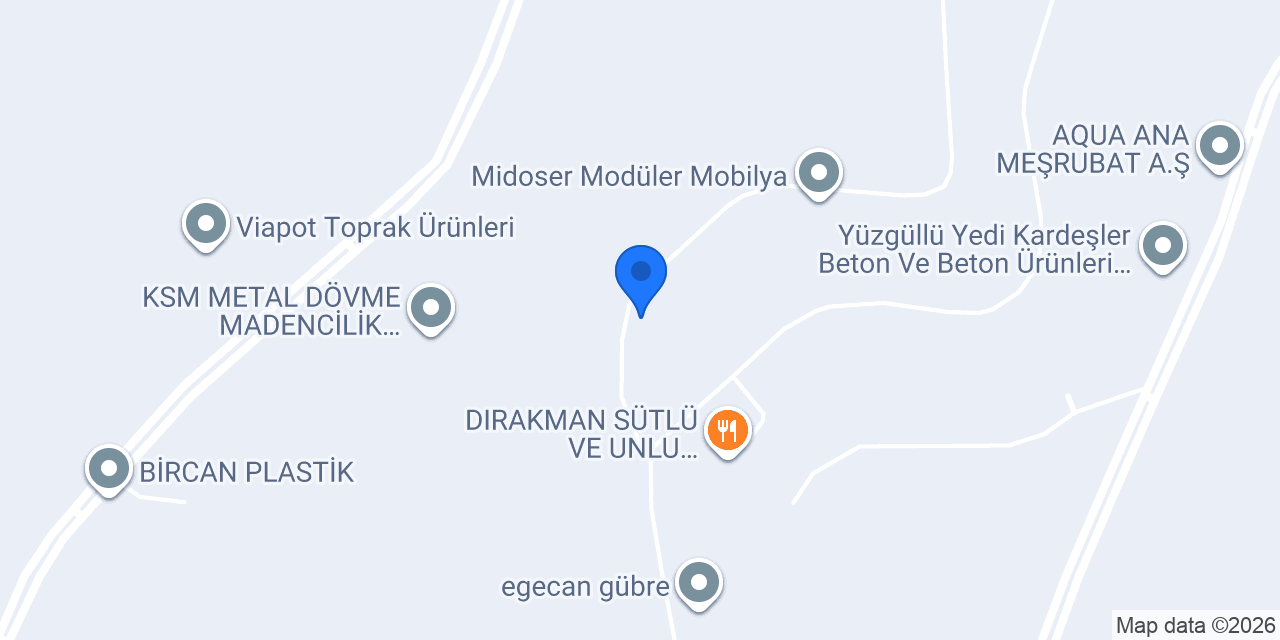 Gürtan Plastik San. ve Tic. Ltd.Şti. konumu