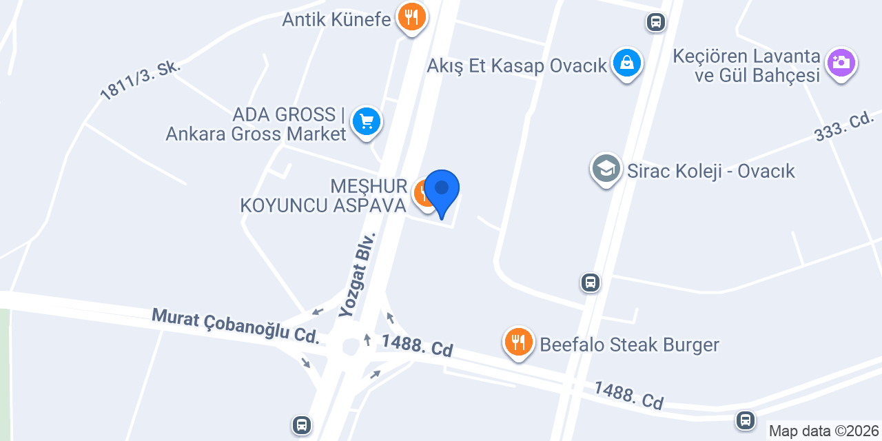 Çözüm Vip Kurs Ovacık konumu