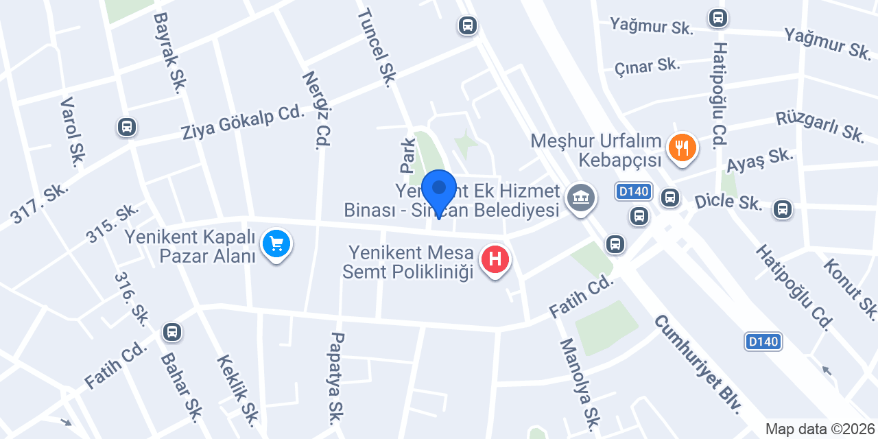 Çınar Simit Cafe konumu