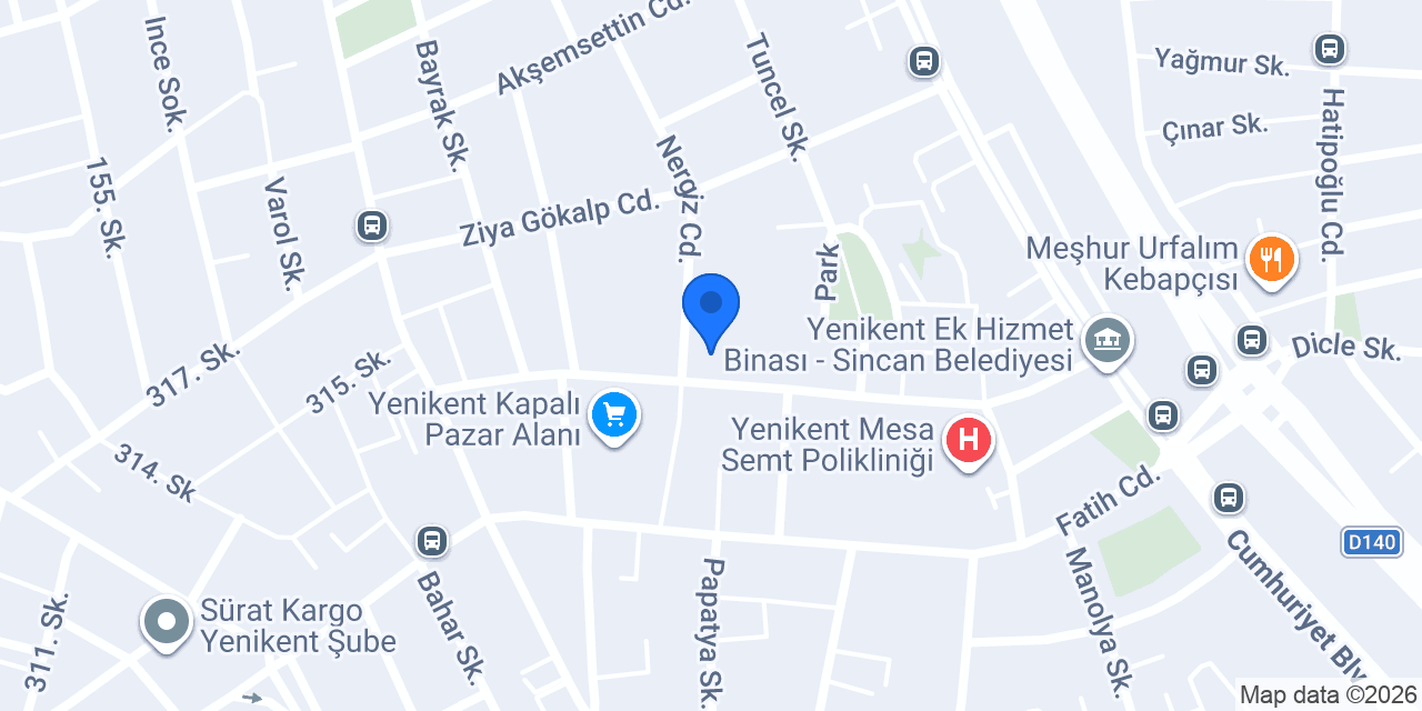 Trend Cadde AVM konumu