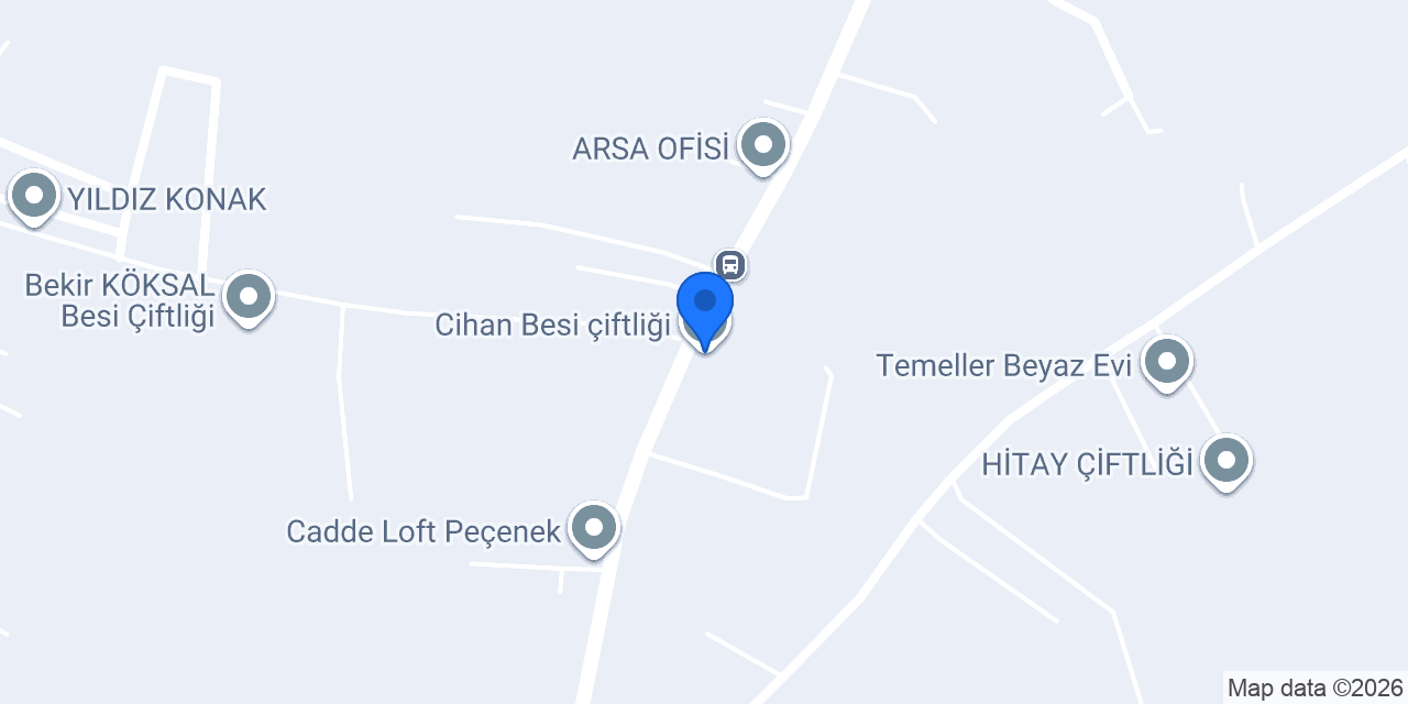 Cihan Besi çiftliği konumu