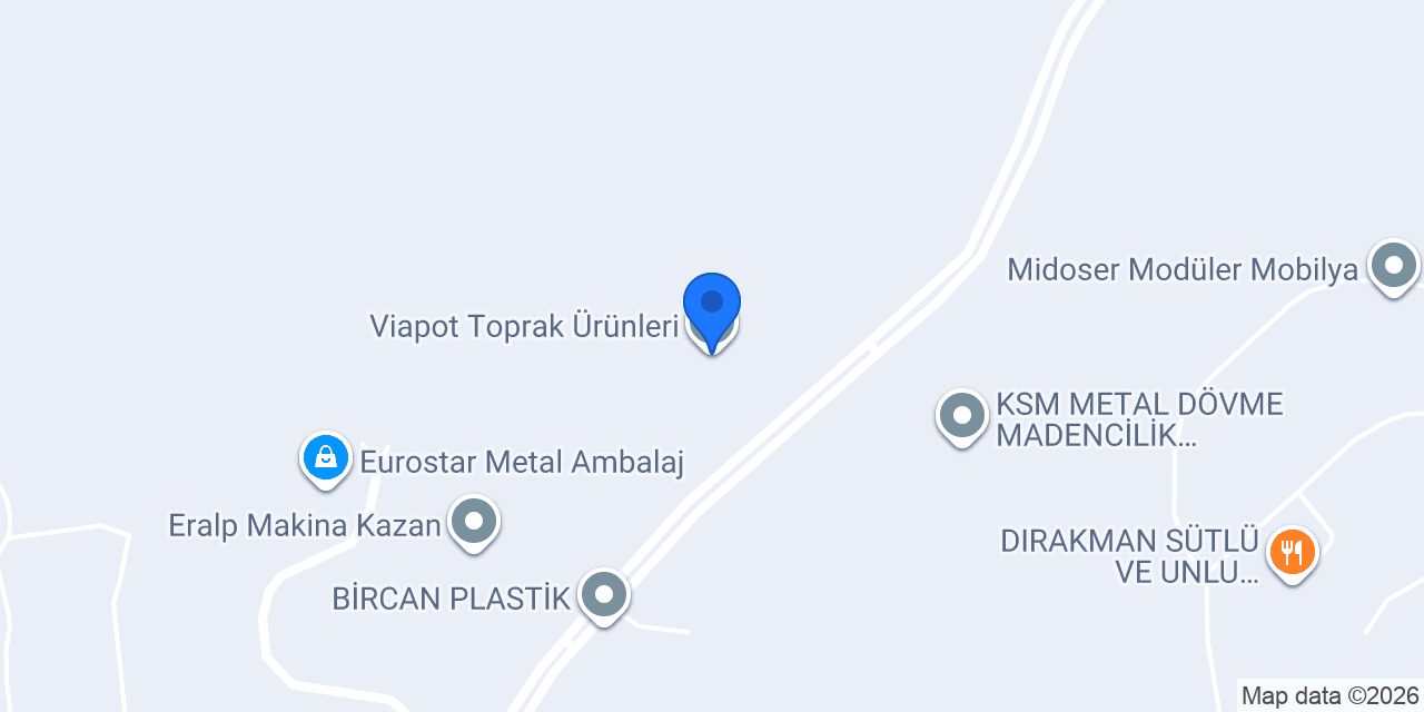 Viapot Toprak Ürünleri konumu
