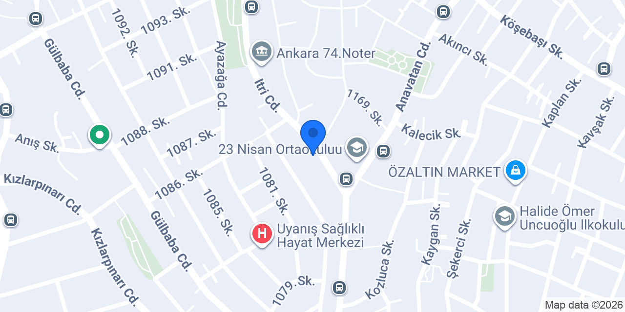 Akan Döner konumu