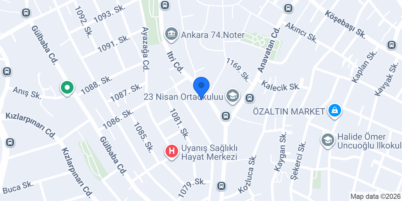 Evinbizde Emlak konumu
