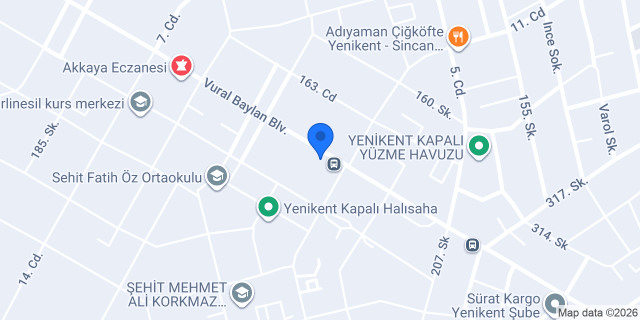 Gökçe Çiçekçilik konumu