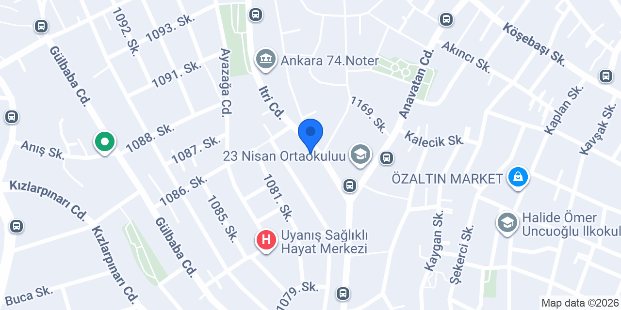 Diş Hekimi Tamer ARAB konumu