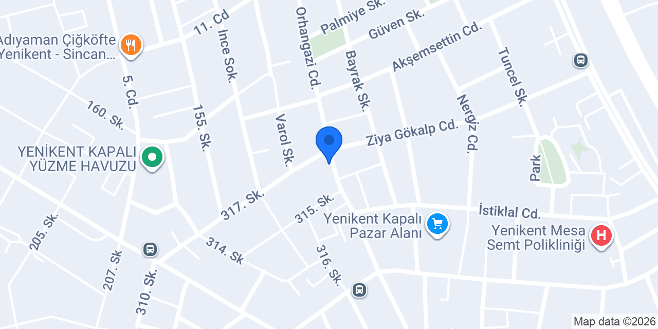 Yenikent KENT ELEKTRİK konumu