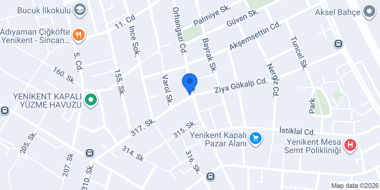 Ankara Yenikent Komagene konumu